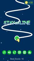 Stay on Line Plakat