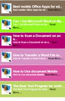 editting document for mobile Cartaz