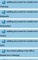 editting document for mobile ภาพหน้าจอ 1