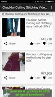 Chudidar Cutting Stitching Videos screenshot 2