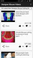 Designer Blouse Cutting Videos تصوير الشاشة 2