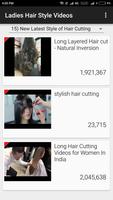 Ladies Hair Style CuttingVideo Affiche