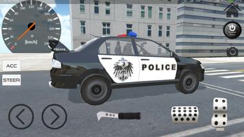 Police Car City Simulator Poster