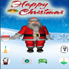 santa claus talking-icoon