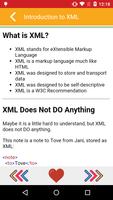 Xml Learning capture d'écran 3