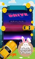 New Neon Drive 80s Style Arcade 2D Free-poster