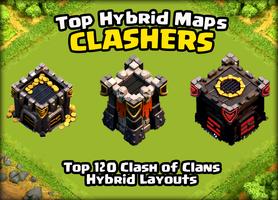 TOP Hybrid Maps Clash Clans capture d'écran 1
