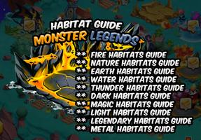 Habitats Guide Monster Legends Affiche