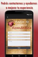 برنامه‌نما Radios de Música Romantica عکس از صفحه