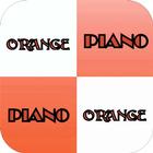 Piano Tap Orange : White Tiles-icoon