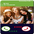 Girlfriend Fake Call Fun icône