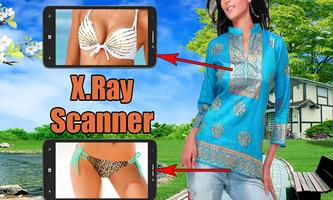 Xray Girl Cloth Scanner:Prank Affiche