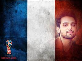 World Cup Football 2018 Flag Photo Frame poster