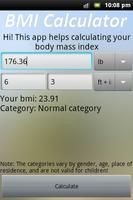 BMI Calculator ภาพหน้าจอ 1