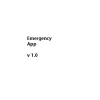 My Emergency App poster