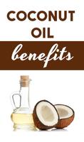 Coconut Oil Benefits الملصق