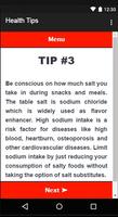 Health Tips capture d'écran 1