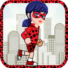 Super LadyBug adventure hero أيقونة