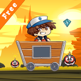 Adventure trolley with gravity-icoon