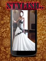 Wedding Dress Photo Montage Affiche