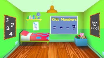 Kids Numbers and Math Affiche