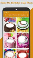 Name Photo On Birthday Cake : Write Name on Cake постер