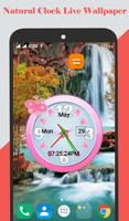 Natural Clock Live Wallpaper ảnh chụp màn hình 3