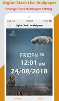 Digital Clock Live Wallpaper ảnh chụp màn hình 1