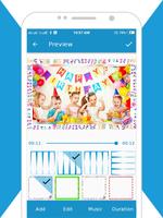 Birthday Video Maker تصوير الشاشة 3
