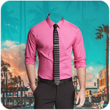 New Man Shirt Photo Suit , Shirt Photo Montage biểu tượng