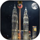 Petronas Tower Zip Screen Lock icône