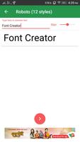 Font Creator capture d'écran 2