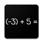 Addition  Practice: Negative N icône