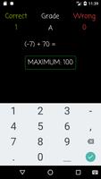 Addition  Practice: Negative N screenshot 1