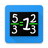 Improper Fraction Practice icon