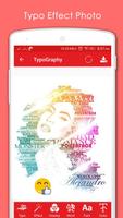 Typography Photo Editor Affiche