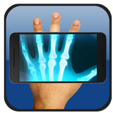 X-ray body scanner camera simulator icon