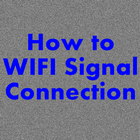 How to wifi signal connection icono