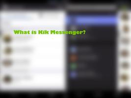Guide for kik chat message Cartaz