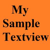 My Sample Textview Example Poster