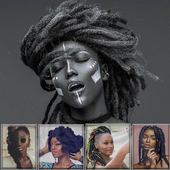 Black Women Dreadlocks Hairstyles Fur Android Apk