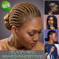 Braids Hairstyles for Black Women Affiche