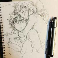 Drawing Anime Couple Ideas تصوير الشاشة 1