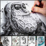 Pencil Sketch Drawing Ideas icon