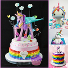 Unicorn Cake For Birthday Party icône