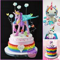 Unicorn Cake For Birthday Party Affiche