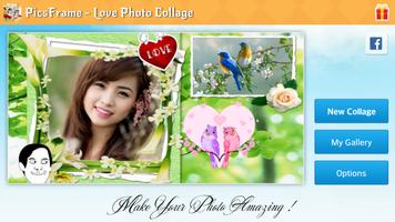 PicsFrame - Love Photo Collage الملصق