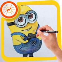 Draw Banana Guide for Minion poster