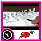 How To Draw Love Hearts icône