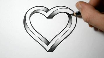 How To Draw Love Hearts Poster